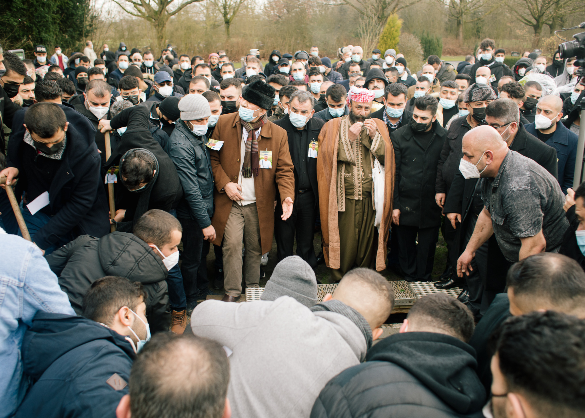 Funeral of Qosay Khalaf, Oldenburg, March 11th, 2021